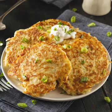 Irish potato pancakes called boxty