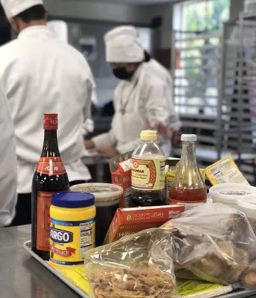 Ingredients for dim sum