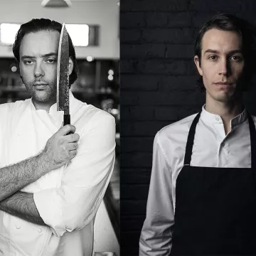 Chefs Paul Liebrandt and Fredrik Berselius