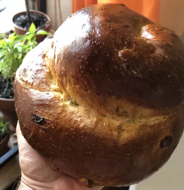 Chef Lorne's round challah