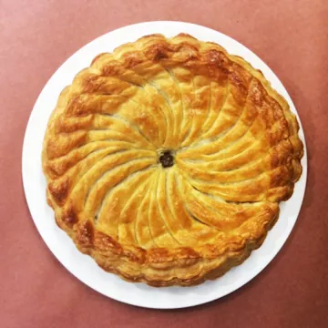 valentine's day mushroom tart