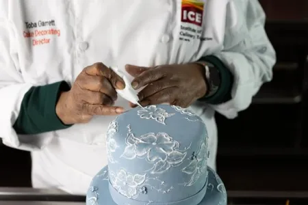 Chef Toba Garrett from the ICE Professional Cake Decorating continuing education program