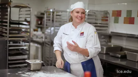 At age 38, Kelly Newsome decided she couldn’t ignore her heart any longer, and enrolled in ICE’s Culinary Arts program.