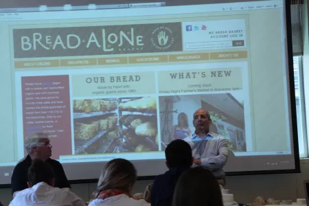 Meet the Culinary Experts welcomes Bread Alone founders to ICE for panel discussion. 