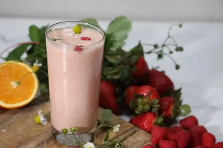 a fresh fruit shake from ICE's Culinary Nutrition curriculum