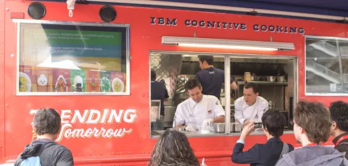 IBM partnered with ICE on cognitive cooking.