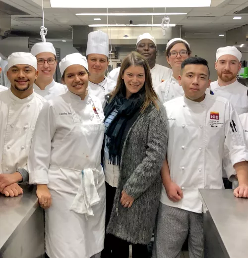 Gail Simmons visits ICE.