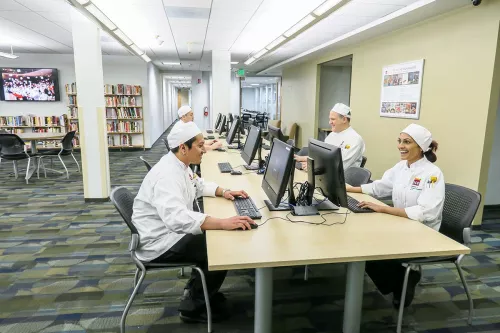 The facilities at the Institute of Culinary Education's Los Angeles campus