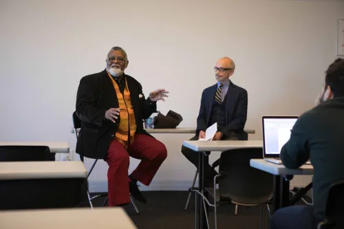 ICE welcomed Alexander Smalls for the culinary management program's Meet the Culinary Entrepreneurs series.