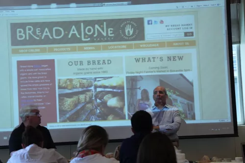 Meet the Culinary Experts welcomes Bread Alone founders to ICE for panel discussion. 