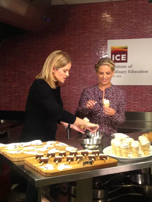 Sarah Michelle Gellar introduces Foodstirs with Good Morning America at ICE