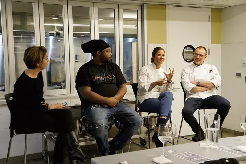 The James Beard Foundation and ICE partnered on a panel with contributors to "Waste Not."