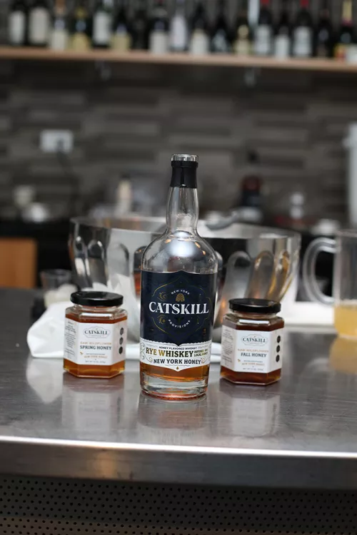 Catskill whiskey at an ICE event