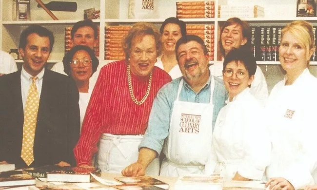 Julia Child on campus.