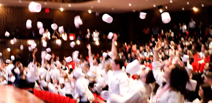 culinary students graduating from school