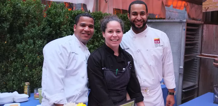 ICE students at the 29th annual city meals chef tribute