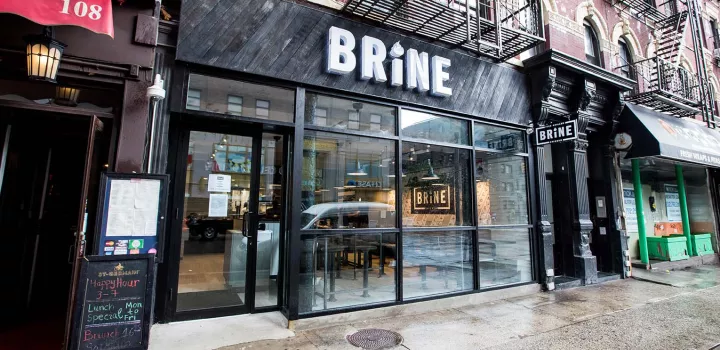 Brine serves fire-grilled chicken in New York City.