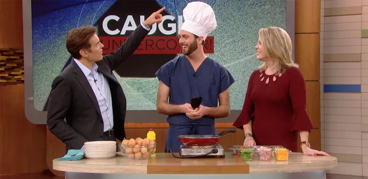 Culinary Arts student Nate Wood is a medical student producer on "The Dr. Oz Show."