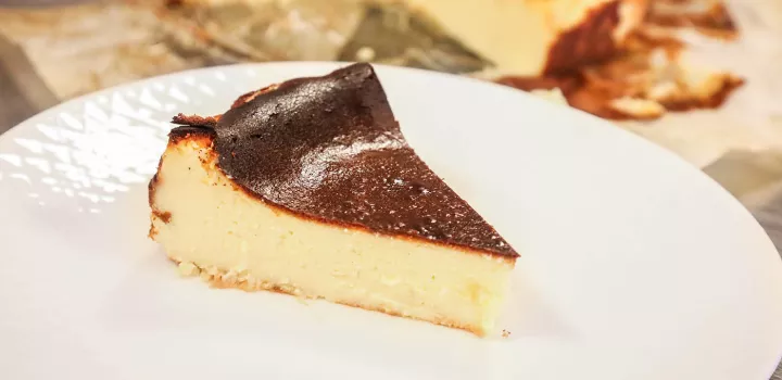 Easy Basque Burnt Cheesecake - House of Nash Eats