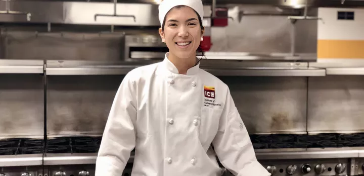 Bethany Ezawa is studying culinary arts at ICE Los Angeles.