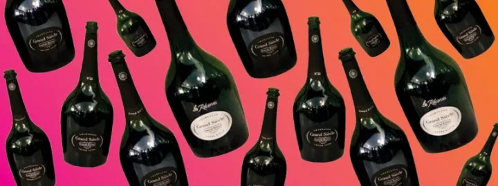 Laurent-Perrier Champagne bottles