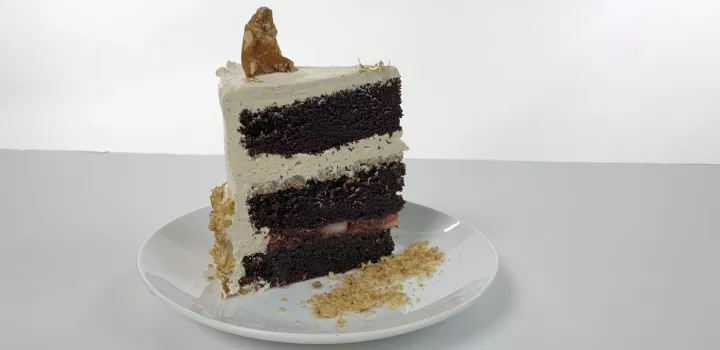 Peanut Butter and Jelly Chocolate Cake